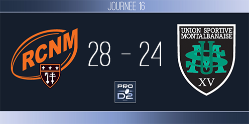 PRO D2, J16 - Narbonne - Montauban : la meilleure attaque de PRO D2 et les Audois font des étincelles