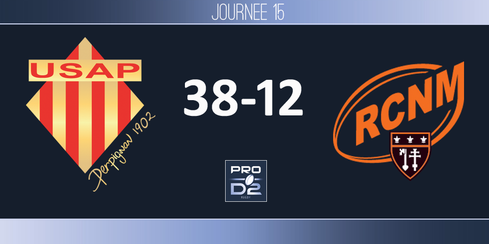 PRO D2, J15 - Perpignan - Narbonne: à l&#039;USAP le derby