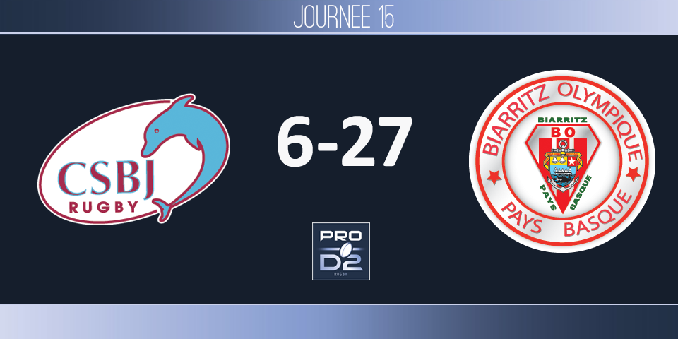 PRO D2, J15 - Bourgoin - Biarritz: le BO a toute vitesse