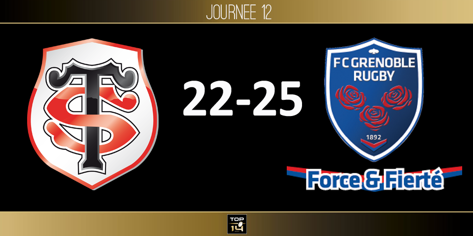 TOP 14, J13 - Toulouse - Grenoble: L'exploit du FCG