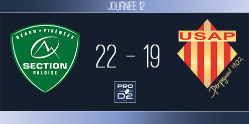 PRO D2, J12 - Pau-Perpignan : le bonus défensif sur le fil