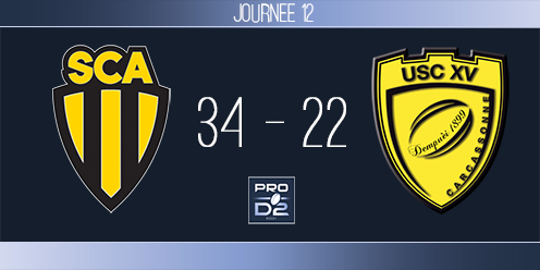 PRO D2, J12 - Albi-Carcassonne : les Albigeois restent au contact du leader