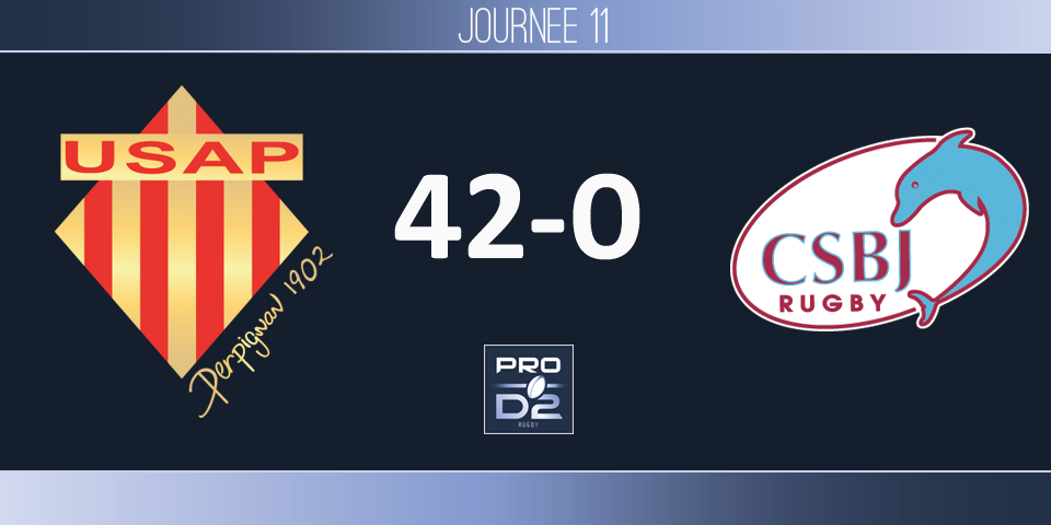 PRO D2, J11 - Perpignan – Bourgoin: l&#039;USAP avec brio