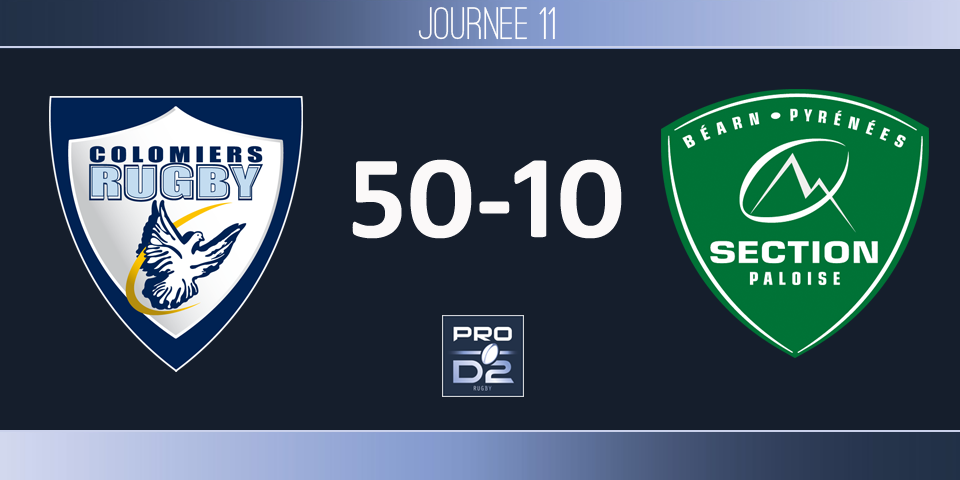 PRO D2, J11 - Colomiers – Pau: Colomiers coule la Section