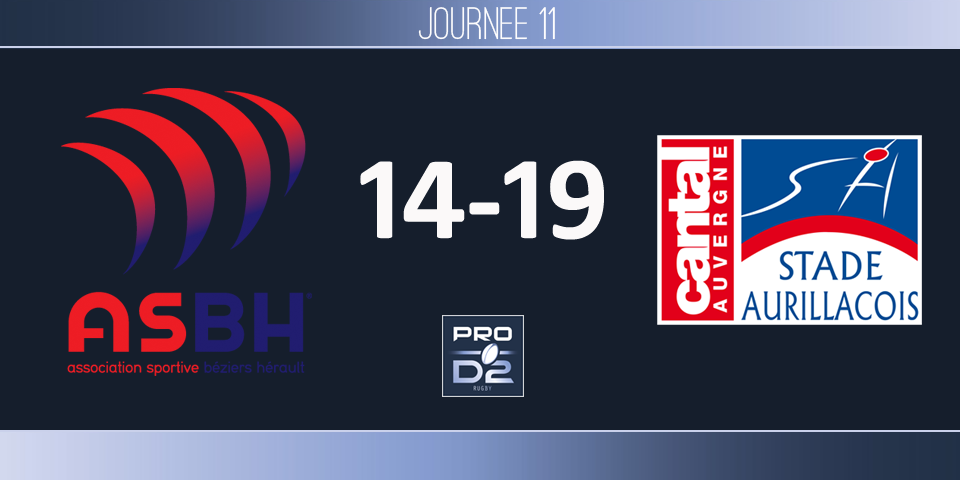 PRO D2, J11 - Béziers – Aurillac: Aurillac en force