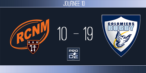 PRO D2, J10 - Narbonne-Colomiers : ni victoire, ni bonus