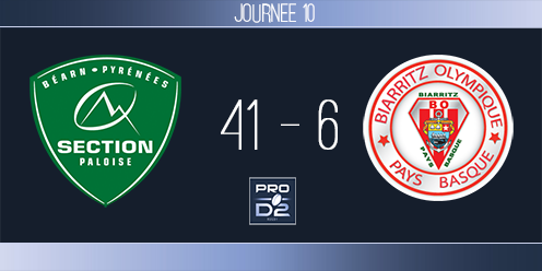 PRO D2, J10 - Pau-Biarritz : Après la défaite, le bonus !