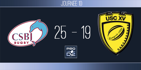 PRO D2, J10 - Bourgoin-Carcassonne : les Berjalliens tiennent bien à domicile