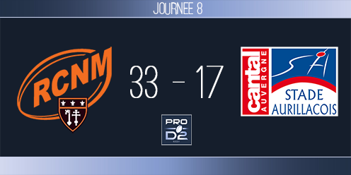 PRO D2, J8 - Narbonne-Aurillac : importante victoire des Audois