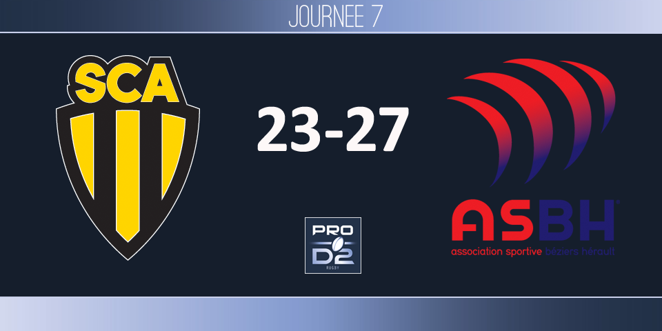 PRO D2, J7 - Albi - Béziers: renversant ASBH