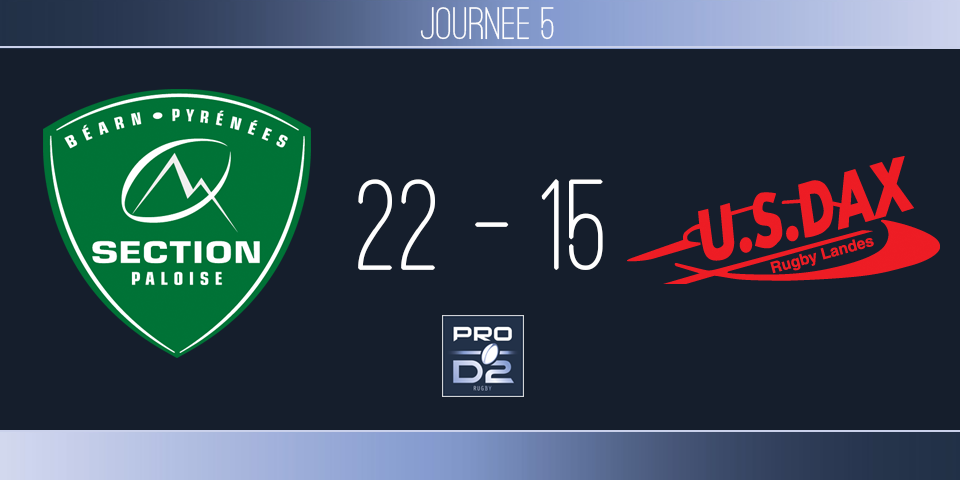 PRO D2, J5 - Pau-Dax : petite victoire, mais victoire quand même