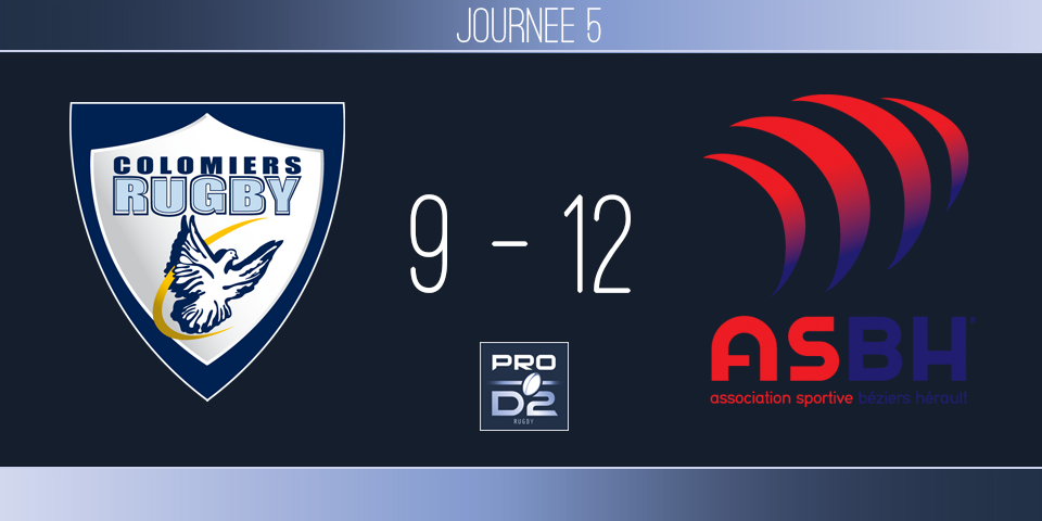 PRO D2, J5 : Colomiers-Béziers : première victoire à l&#039;extérieur pour l&#039;ASBH