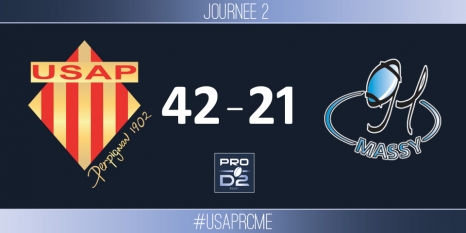 PRO D2, J2 - Perpignan - Massy: L'USAP tient son rang