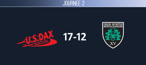 PRO D2, J2 - Dax - Montauban: L&#039;USD sur sa lancée
