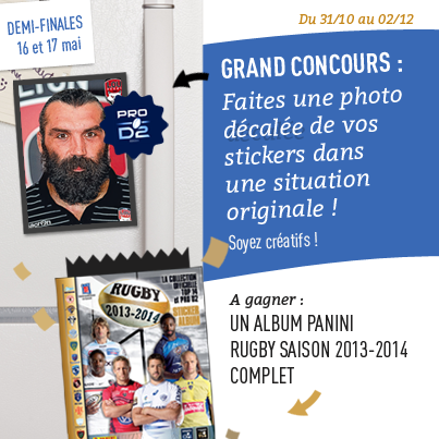 Gagnez un album Panini complet!
