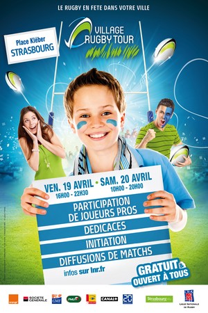 Communiqué : Retour en images sur le Village Rugby Tour à Strasbourg