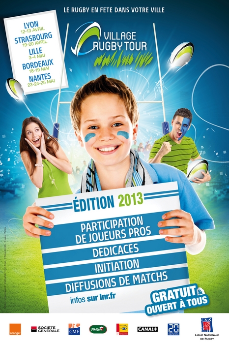 Communiqué : Le Village Rugby Tour 2013