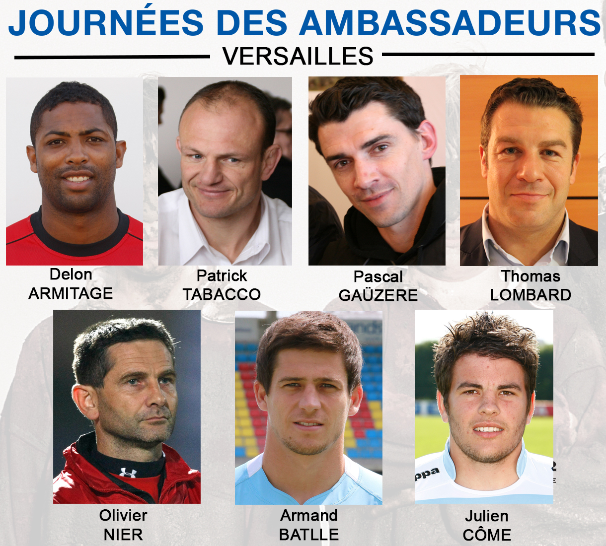 Ambassadeurs 2013: le programme de la 2e étape à Versailles