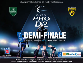Billetterie des Phases finales TOP 14 Orange et PRO D2