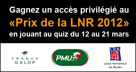 Newsletter - Ligue nationale de rugby - 13 mars 2012