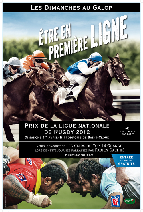 Le Grand Prix de la LNR réunit rugby et hippisme