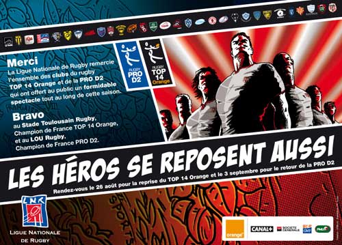 Saison 2010-2011: la Ligue félicite Toulouse et Lyon, et remercie les 28 autres clubs...