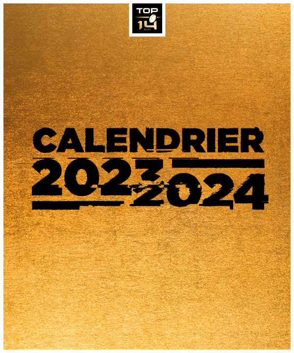 TOP 14 : Le calendrier de la saison 2023/2024